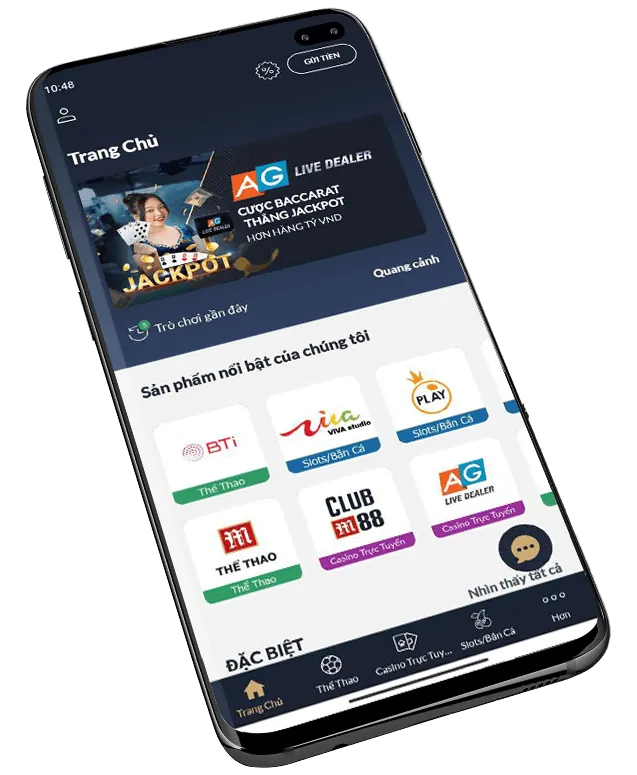 Giao diện cá cược thể thao trên ứng dụng f8bet casino